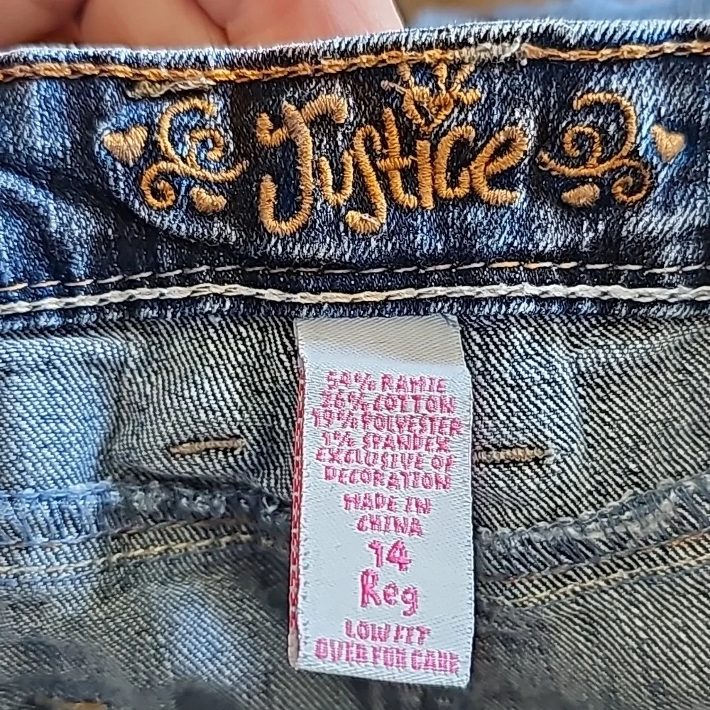 Justice Jean Shorts Size 14 Reg